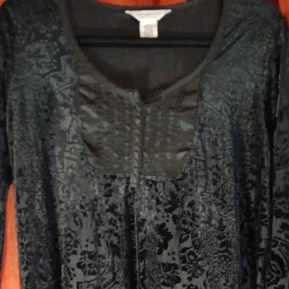 Denim & Supply Ralph Lauren Black Floral Blouse - Picture 3 of 9